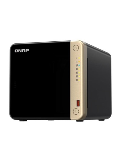 Servidor nas qnap k - ts - 464 - 8g+4xmn10ada800s 4 bahias 8gb gigabit ethernet