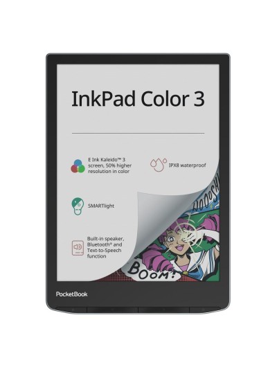 Libro electronico ebook pocketbook inkpad color 3 7.8 pulgadas 32gb - color stormy sea