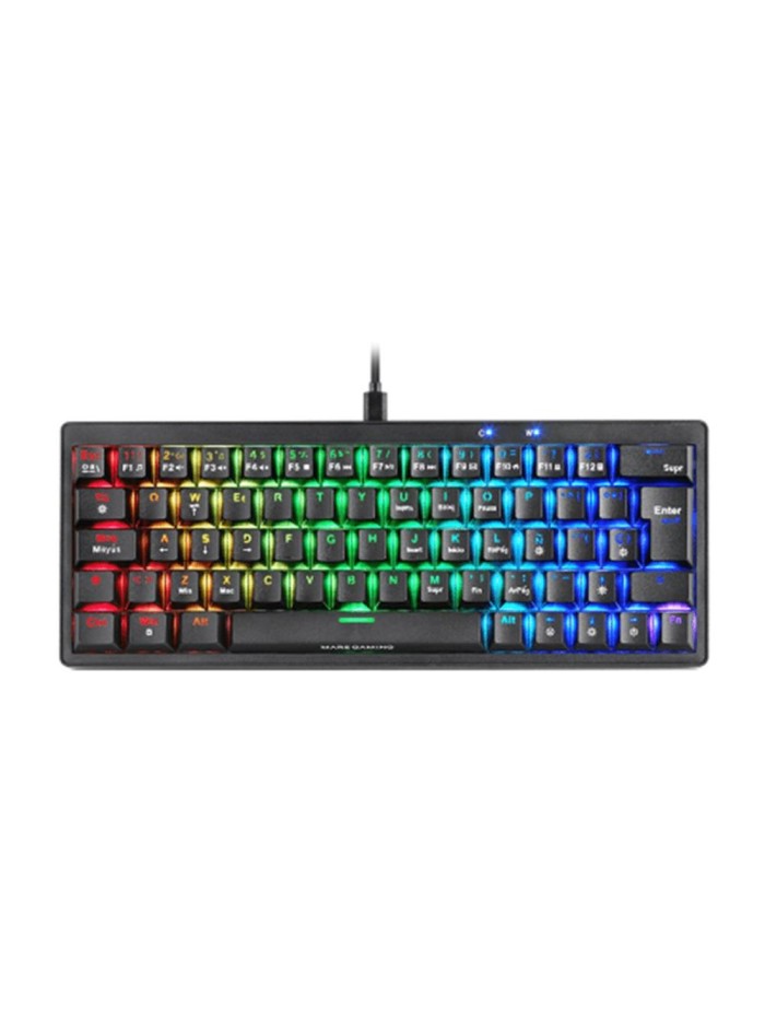 Teclado mars gaming mkminipro rgb negro Teclado mars gaming mkminipro rgb negro
