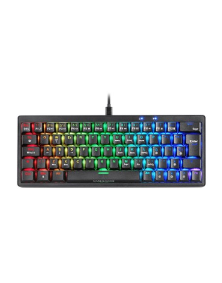 Teclado mars gaming mkminipro rgb negro
