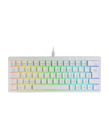 Teclado mars gaming mkminipro rgb blanco