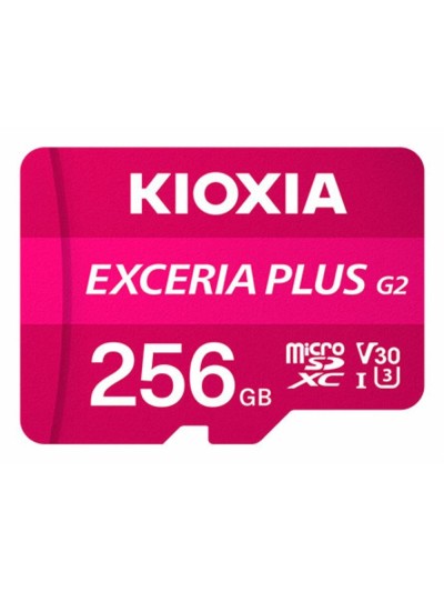 Tarjeta micro sd kioxia 256gb exceria plus g2 w - adaptador