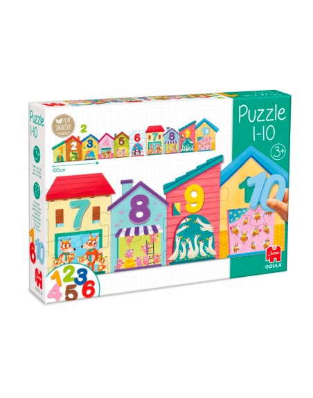 Puzle goula 1-10 duo 20 piezas