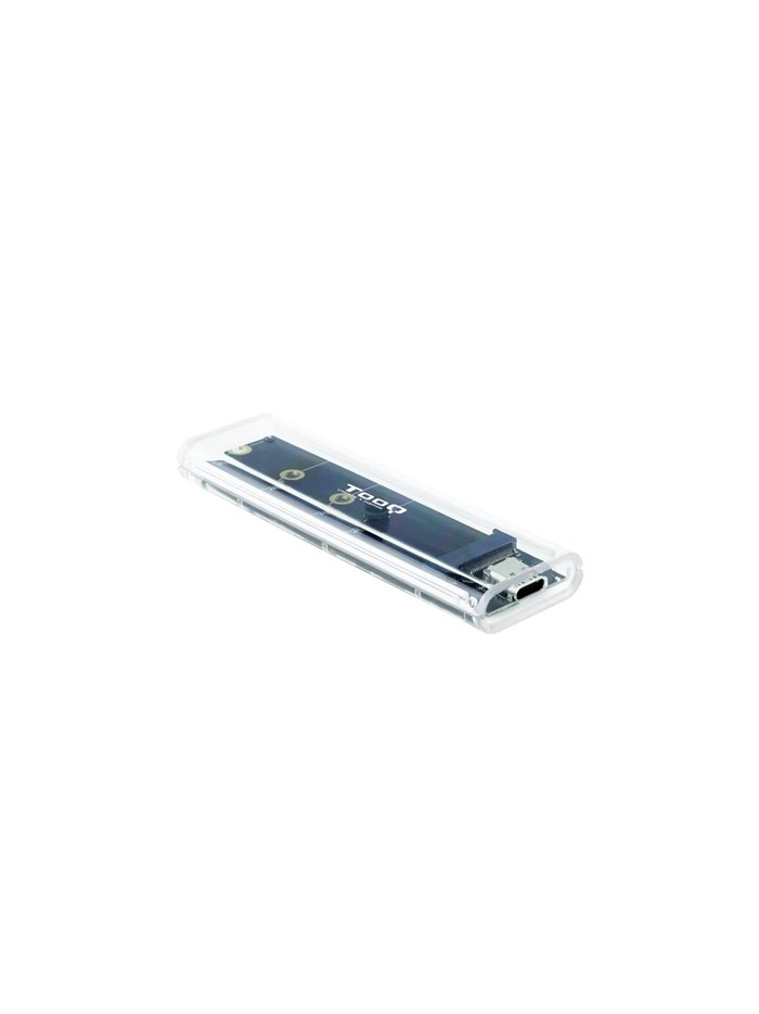 Caja externa tooq ssd m.2 ngff - nvme transparente rgb Caja externa tooq ssd m.2 ngff - nvme transparente rgb