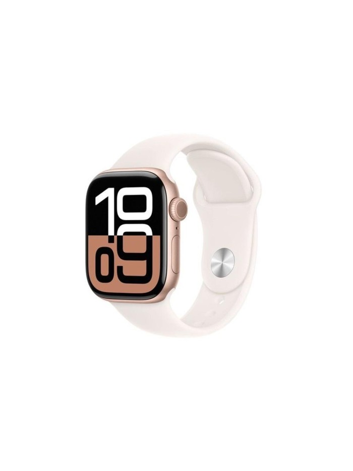 Smartwatch apple watch series 10 gps 42mm rose gold case light blush sport band s - m Smartwatch apple watch series 10 gps 42mm rose gold case light blush sport band s - m