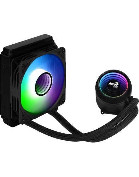 Kit de refrigeracion liquida aerocool mirage 120 argb 120mm negro