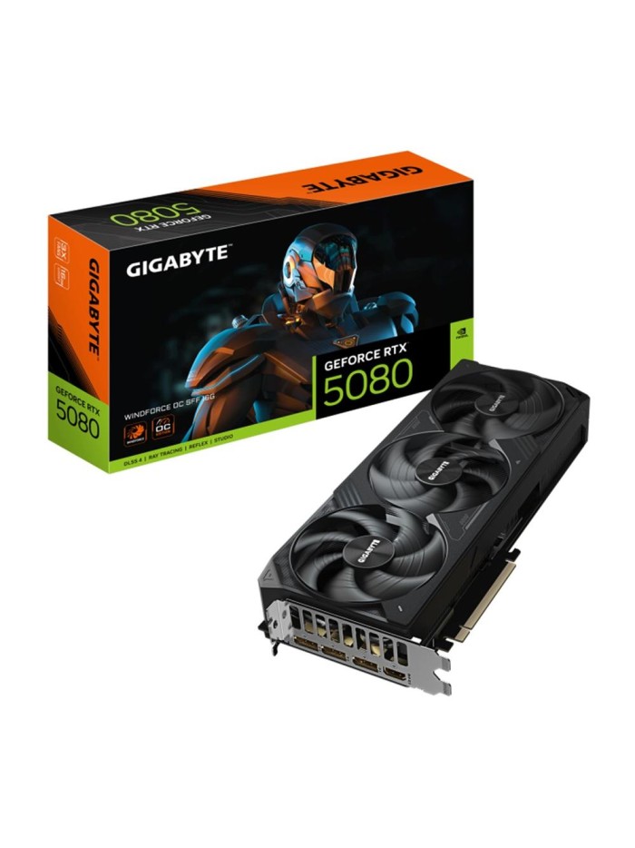 Tarjeta grafica gigabyte rtx 5080 windforce sff 16gb Tarjeta grafica gigabyte rtx 5080 windforce sff 16gb