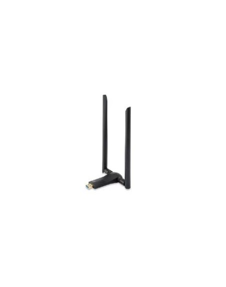 Adaptador wifi usb 3.0 dualband level one ac1200 300mb en 24ghz y 867mb en 5ghz usb 3.0 2 antenas desmontables