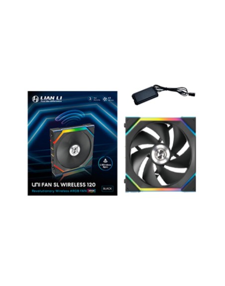 Ventilador de caja lian li uni fan sl inalambrico 120mm negro