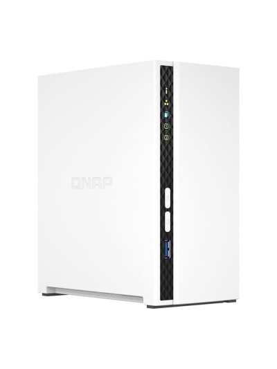 Servidor nas qnap k - ts - 233+2xmn10ada600s 2 bahias 2gb gigabit ethernet