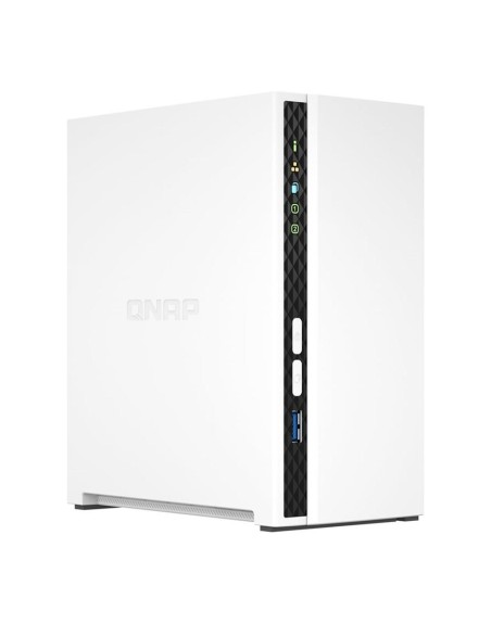Servidor nas qnap k - ts - 233+2xmn10ada600s 2 bahias 2gb gigabit ethernet