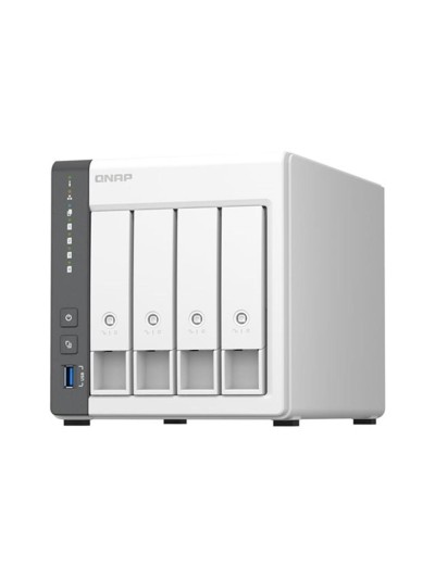 Servidor nas qnap k - ts - 433 - 4g+4xmn10ada600s 4 bahias 4gb gigabit ethernet