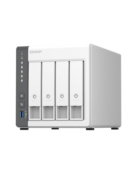 Servidor nas qnap k - ts - 433 - 4g+4xmn10ada600s 4 bahias 4gb gigabit ethernet