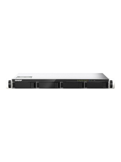 Servidor nas qnap k - ts - 435xeu - 4g+4xmn10ada600s 4 bahias 1u rack 4gb gigabit ethernet