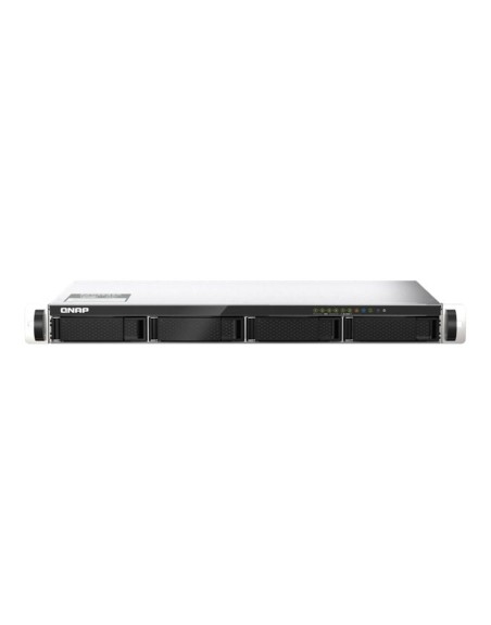 Servidor nas qnap k - ts - 435xeu - 4g+4xmn10ada600s 4 bahias 1u rack 4gb gigabit ethernet