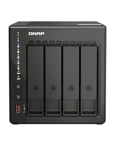 Servidor nas qnap k - ts - 453e - 8g+4xmn10ada600s 4 bahias 8gb gigabit ethernet