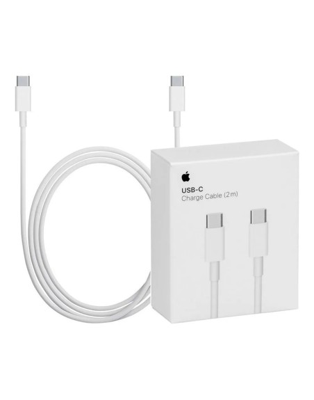 Cable original apple iphone usb tipo c a usb tipo c - 2 m - blanco