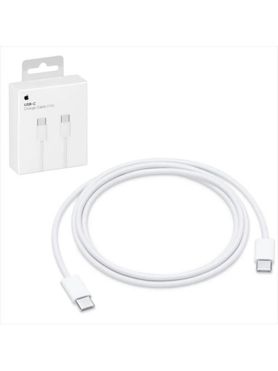 Cable original apple iphone usb tipo c a usb tipo c - 1 m - blanco