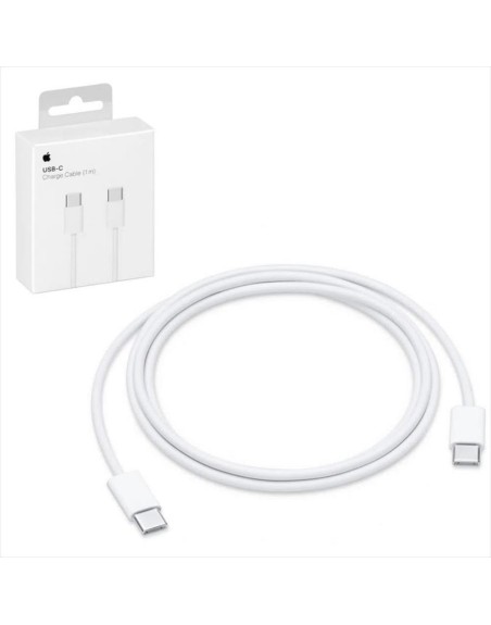 Cable original apple iphone usb tipo c a usb tipo c - 1 m - blanco