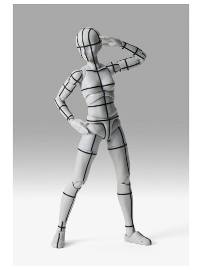 Body chan - sports edition wire frame - (gray color ver.) fig. 13 -5 cm body kun - body chan