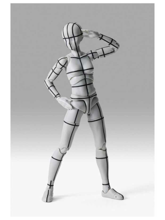 Body chan - sports edition wire frame - (gray color ver.) fig. 13 -5 cm body kun - body chan Body chan - sports edition wire frame - (gray color ver.) fig. 13 -5 cm body kun - body chan