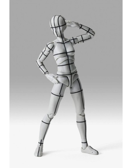 Body chan - sports edition wire frame - (gray color ver.) fig. 13 -5 cm body kun - body chan
