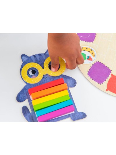 Juego goula didactico vestirse de colores
