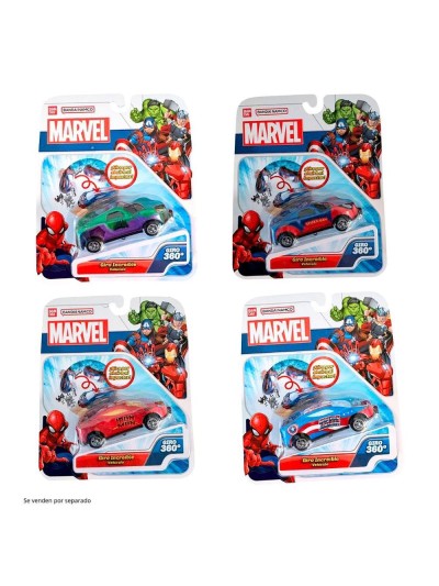 Flip cars marvel 1 unidad aleatoria