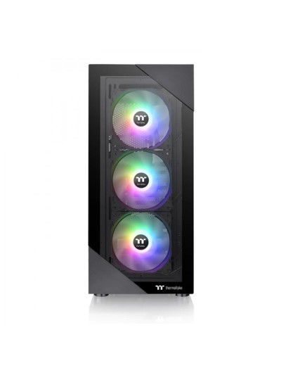 Caja ordenador gaming thermaltake view 200 tg negro atx 2 x usb 3.0 4 x 120mm argb