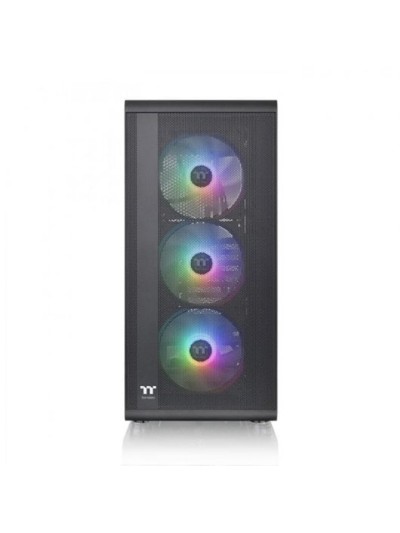 Caja ordenador gaming thermaltake s200 tg argb negro atx 2 x usb 3.0 3 x 120mm