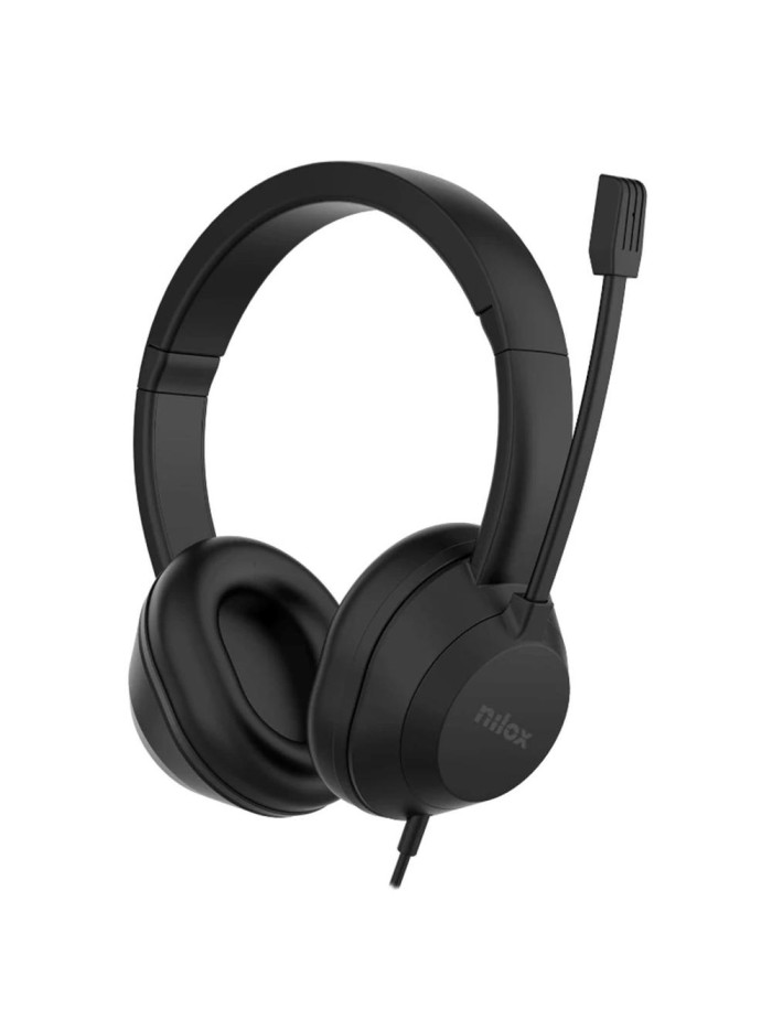 Auriculares nilox nxausb02 negro Auriculares nilox nxausb02 negro