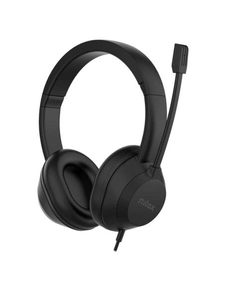 Auriculares nilox nxausb02 negro