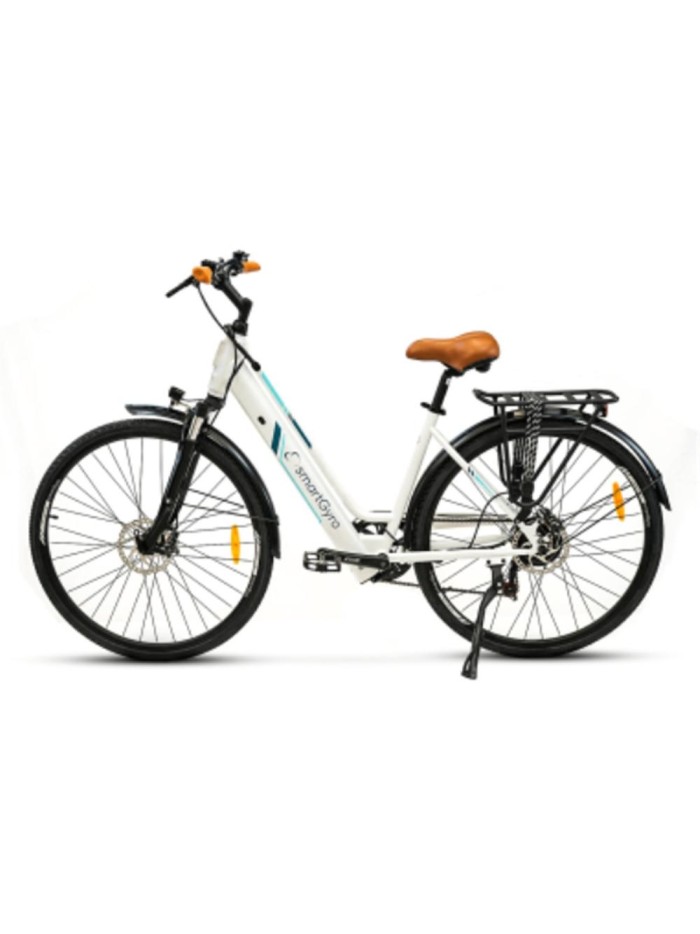 Bicicleta electrica smartgyro sunset blanca 250w 1000mah 50km auto Bicicleta electrica smartgyro sunset blanca 250w 1000mah 50km auto