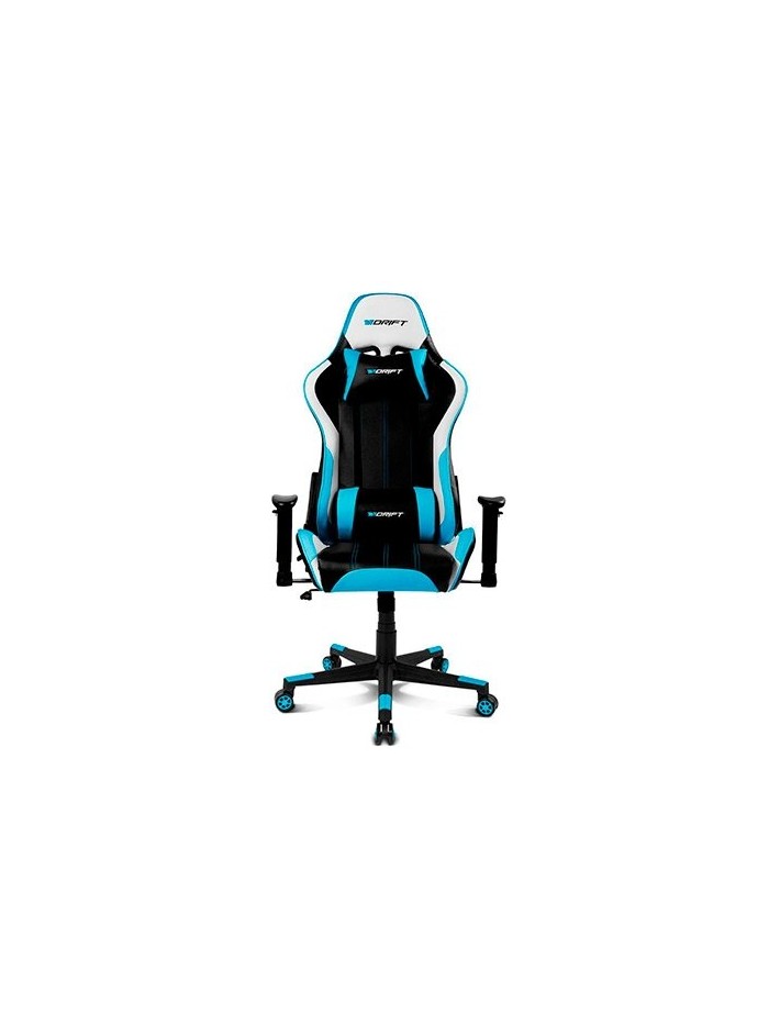 Silla gaming drift dr175 azul incluye cojines cervical y lumbar Silla gaming drift dr175 azul incluye cojines cervical y lumbar
