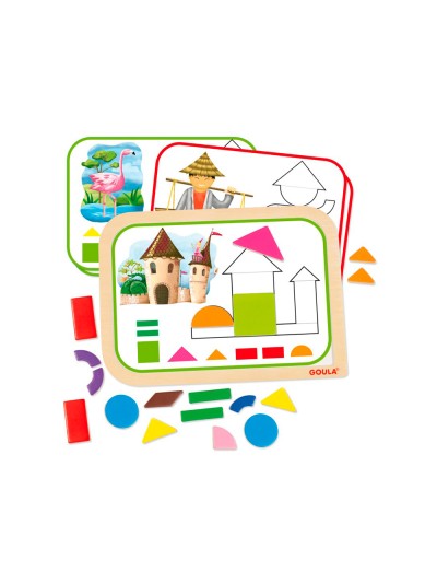 Juego goula didactico magnetic shapes