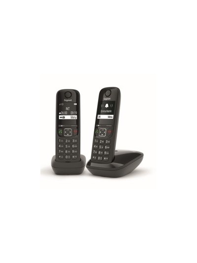 Telefono inalambrico gigaset as690 duo negro