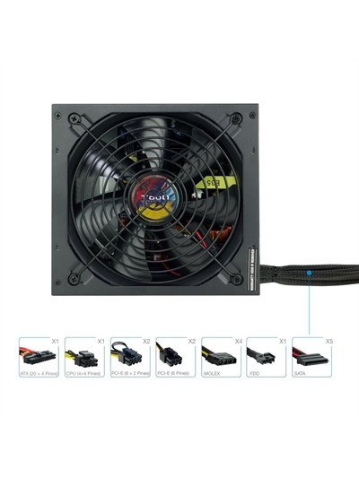 Fuente alimentacion tooq tqapolo - 750sp atx 750w