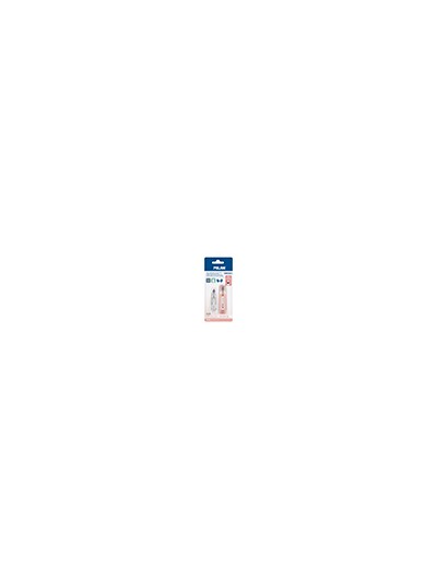 Cinta correctora milan 5 mm x 6 m coleccion 430 since 1918 rosa blister de 1 unidad + 1 recambio