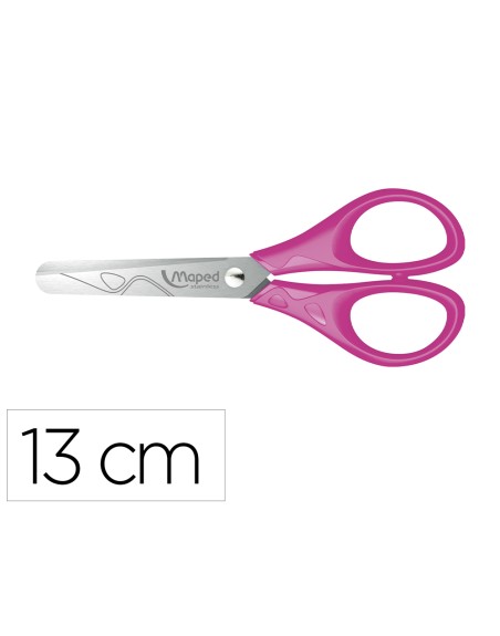 Tijera escolar maped essentials ergonomica 13 cm punta redonda