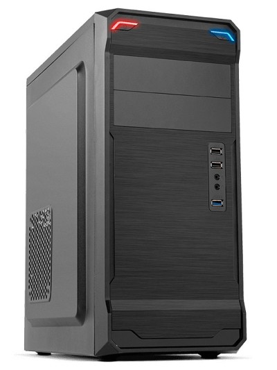 Caja ordenador nox kore atx 1xusb3.0 2xusb2.0 negro