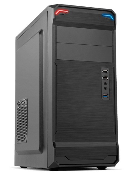 Caja ordenador nox kore atx 1xusb3.0 2xusb2.0 negro