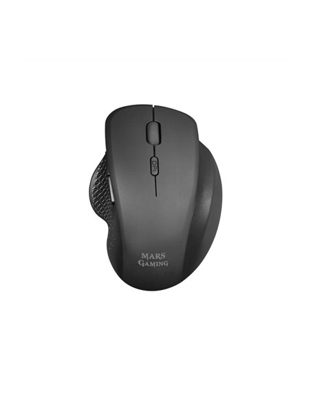 Mouse raton mars gaming mmwergo optico wireless inalambrico 6 botones 3200ppp negro