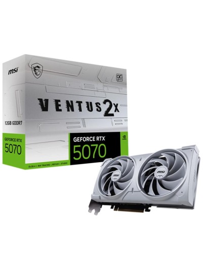 Tarjeta grafica msi rtx 5070 12gb ventus 2x oc white