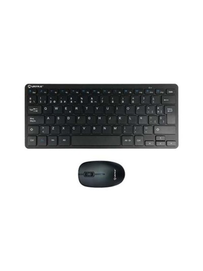 Kit teclado + raton unykach mk288 inalambrico negro