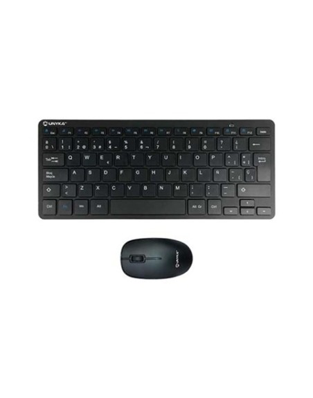 Kit teclado + raton unykach mk288 inalambrico negro