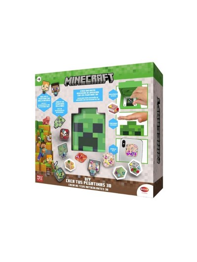 Crea tus pegatinas 3d minecraft