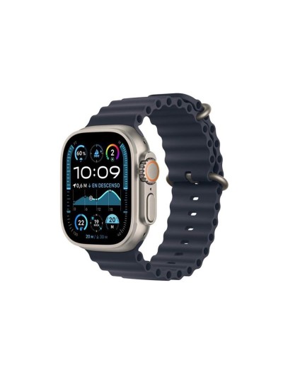 Smartwatch apple watch ultra 2 gps + cell 49mm natural titanium case navy ocean band