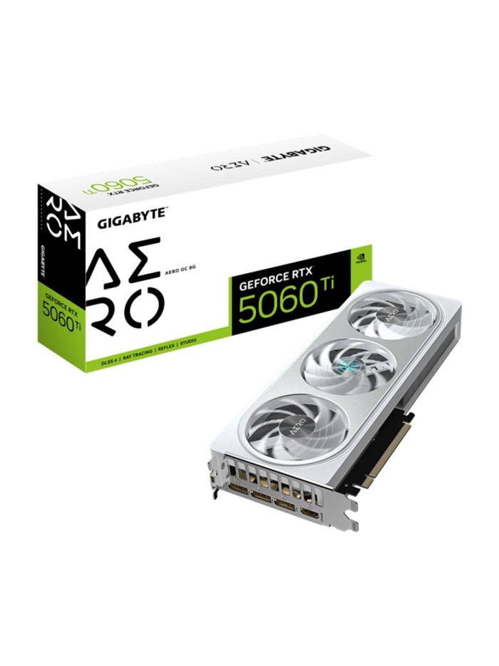 Tarjeta grafica gigabyte rtx 5060 ti aero oc 8gb gddr7 white Tarjeta grafica gigabyte rtx 5060 ti aero oc 8gb gddr7 white