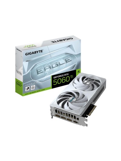 Tarjeta grafica gigabyte rtx 5060 ti eagle ice oc 8gb gddr7 white