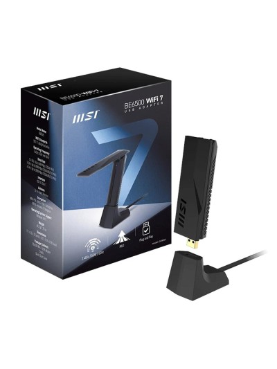 Adaptador wifi7 usb msi gube65 be6500
